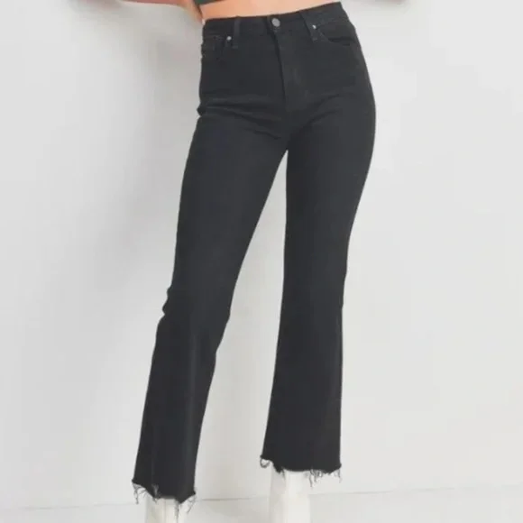NWT Just Black Denim Vintage Cropped Flare women size 30 - Picture 3 of 6